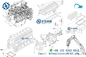 کیت واشر موتور بیل مکانیکی هیتاچی EX200-5 1-87811203-0 قطعات تعمیرات اساسی موتور