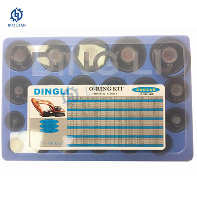 کیت بیل مکانیکی DH Dingli O Ring O-ring Rabber O-ring Set Pack Nitrile Seals Oring Repair Rubber Box