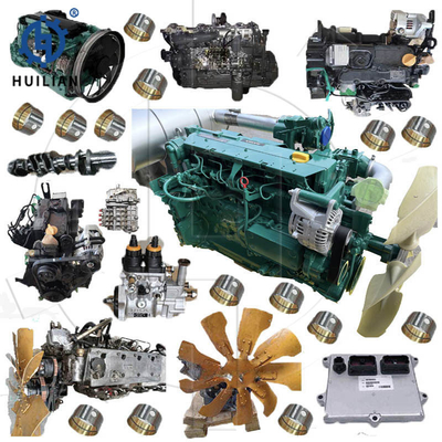 مجموعه موتور حفاری ولوو D6E EC210 EC210B EC210C EC210D EC220D EC220DL EC235C EC240 EC240B موتور دیزل Assy